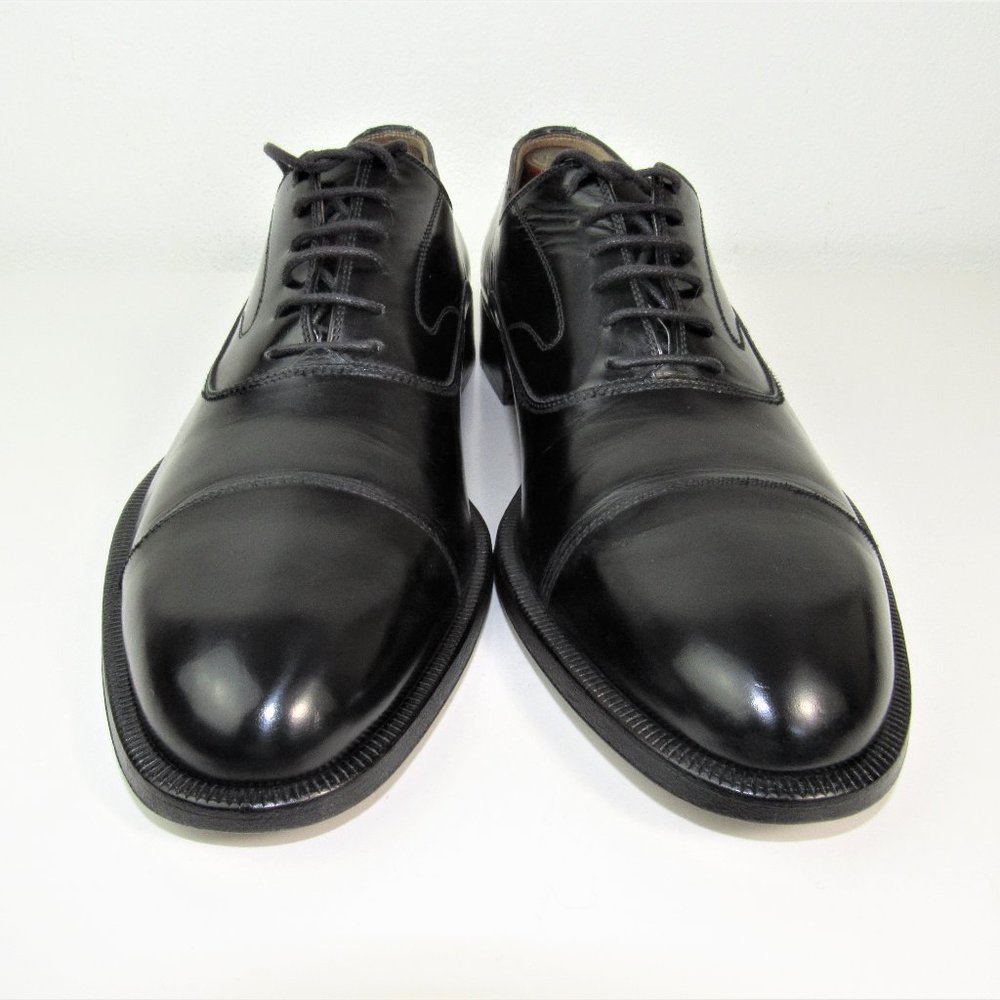 Salvatore Ferragamo Black Dress Shoes Men's 10.5